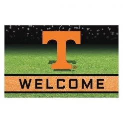 Fanmats University of Tennessee Door Mat, Rubber