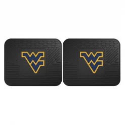 Fanmats West Virginia Utility Mat, 2Pc, 14x17", PK2
