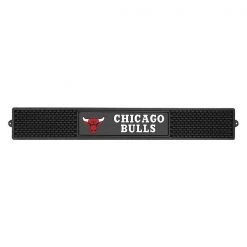 Fanmats Chicago Bulls Drink Mat, 3.25"x24"
