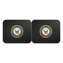 Fanmats Navy Utility Mat, 14"x17" 2 Pack 14"x17"